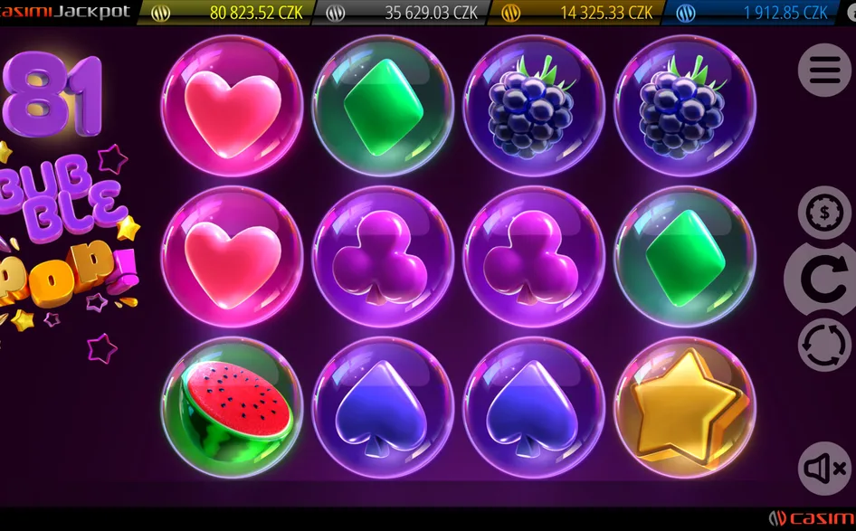 Válce hry 81 Bubble Pop