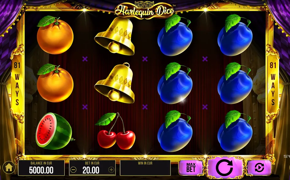 Válce hry Harlequin Dice