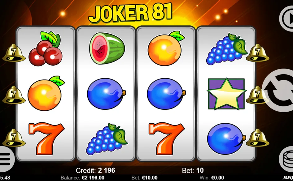 Válce hry Joker 81