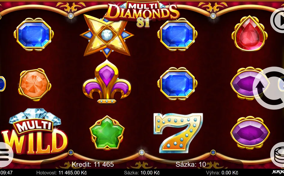Válce hry Multi Diamonds 81